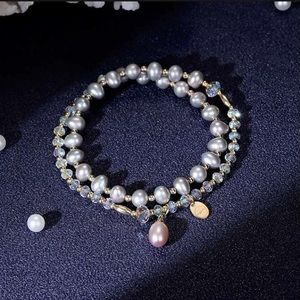 Women's double-loop bracelet